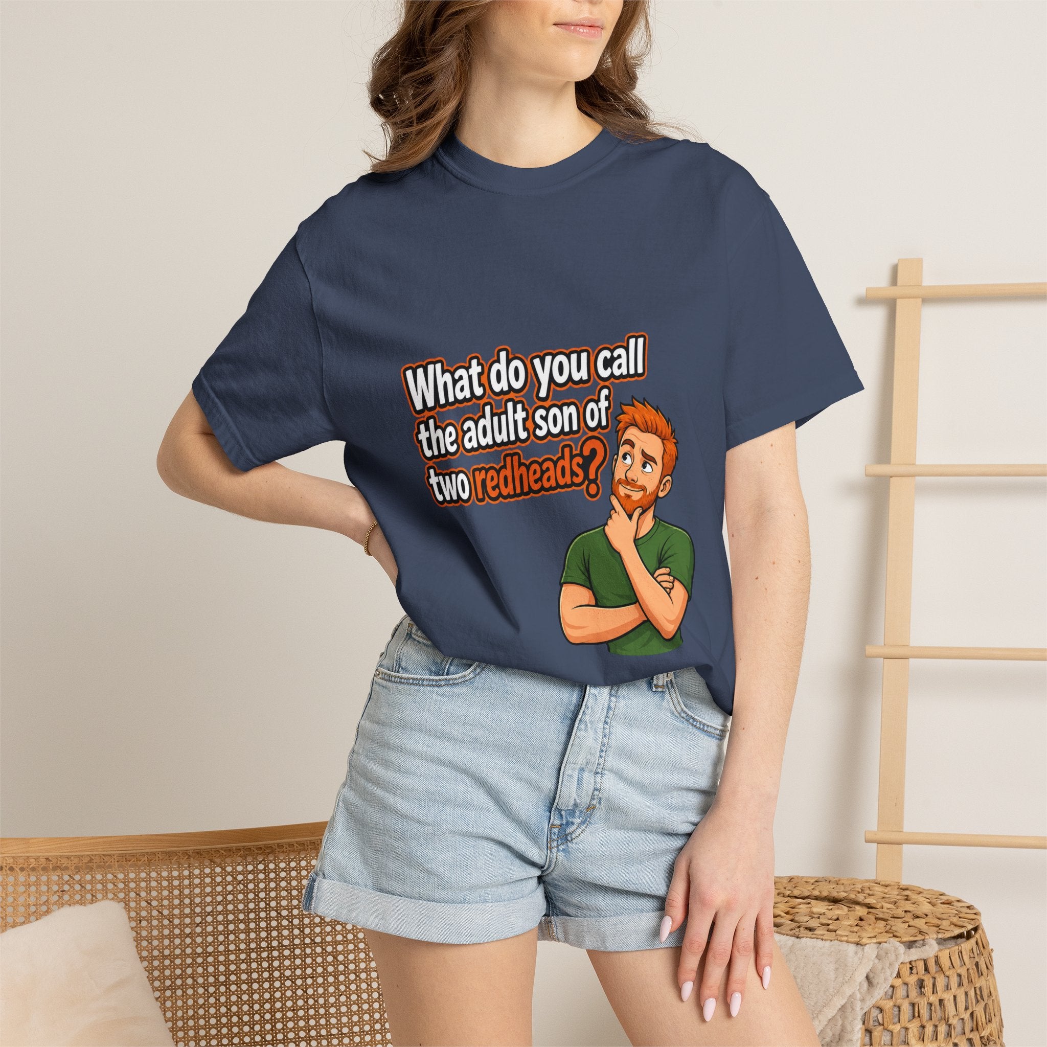 Ginger Joke T-Shirt — “A Ginger Bred Man” Graphic Tee