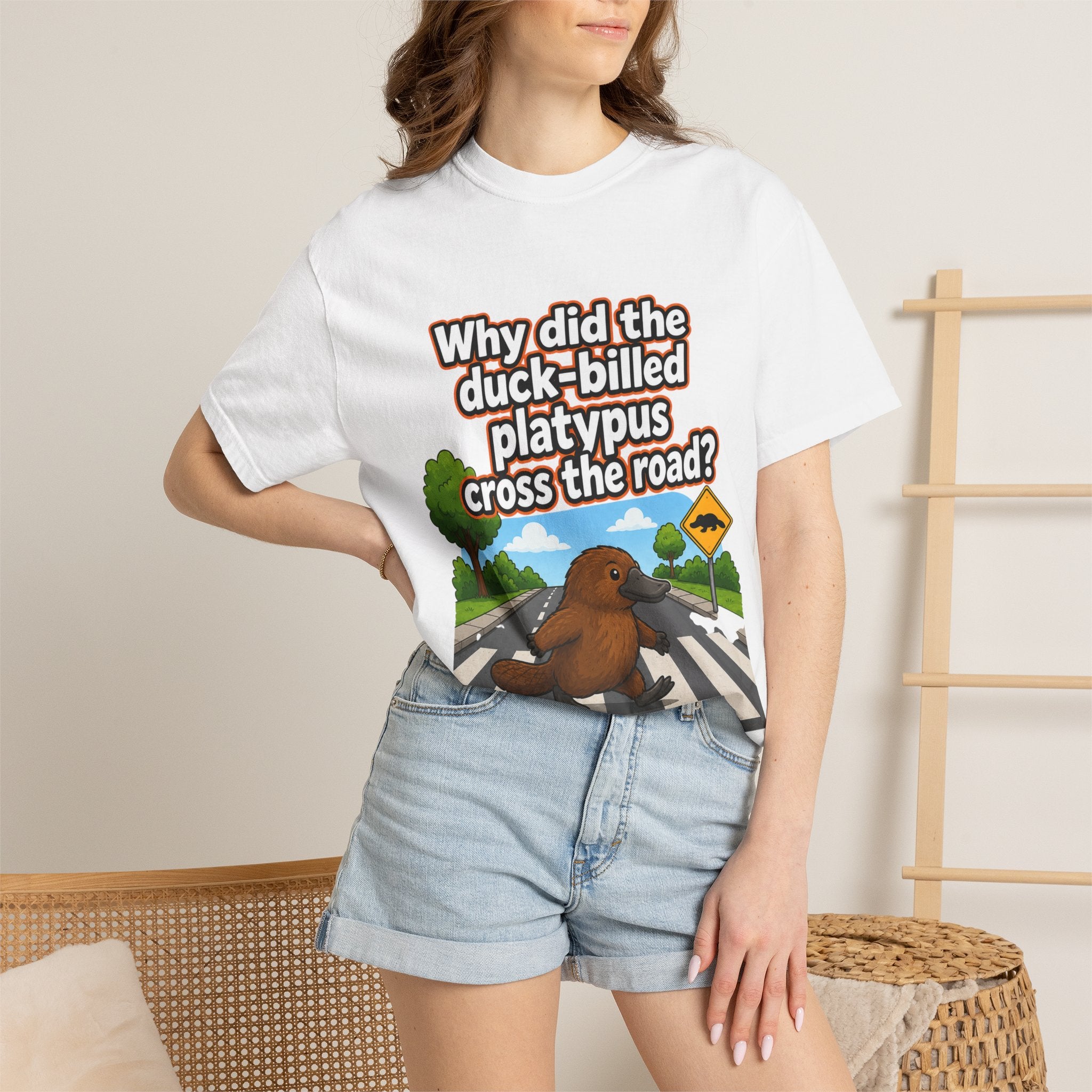 Pun-Lovers T-Shirt — "Duck-Billed Platypus" Funny Graphic Tee