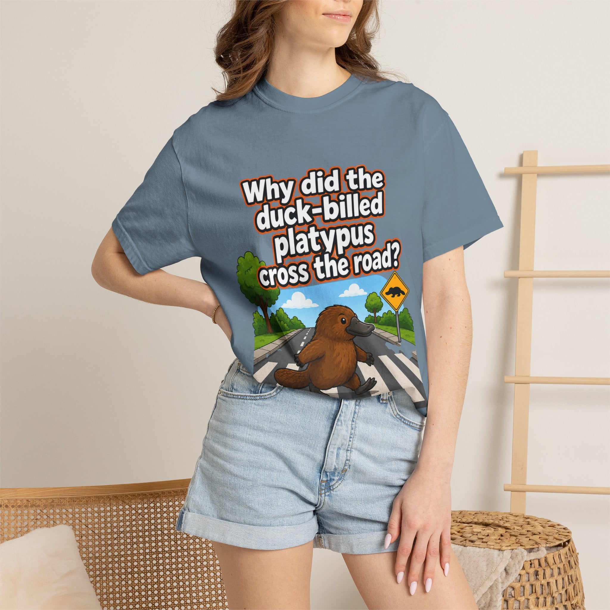 Pun-Lovers T-Shirt — "Duck-Billed Platypus" Funny Graphic Tee