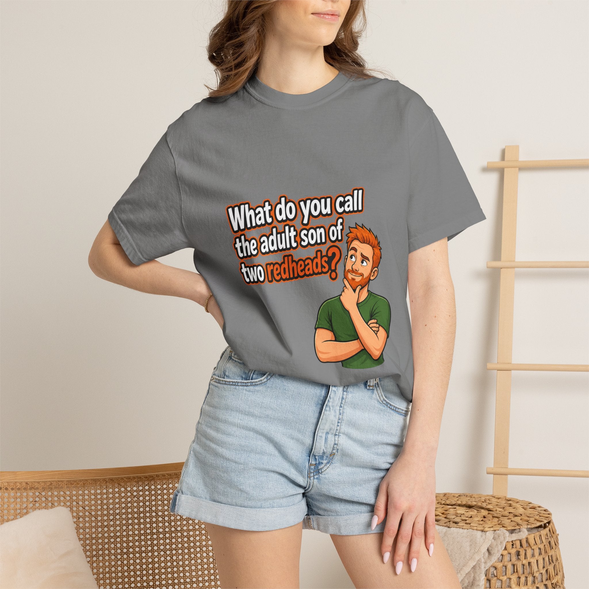 Ginger Joke T-Shirt — “A Ginger Bred Man” Graphic Tee