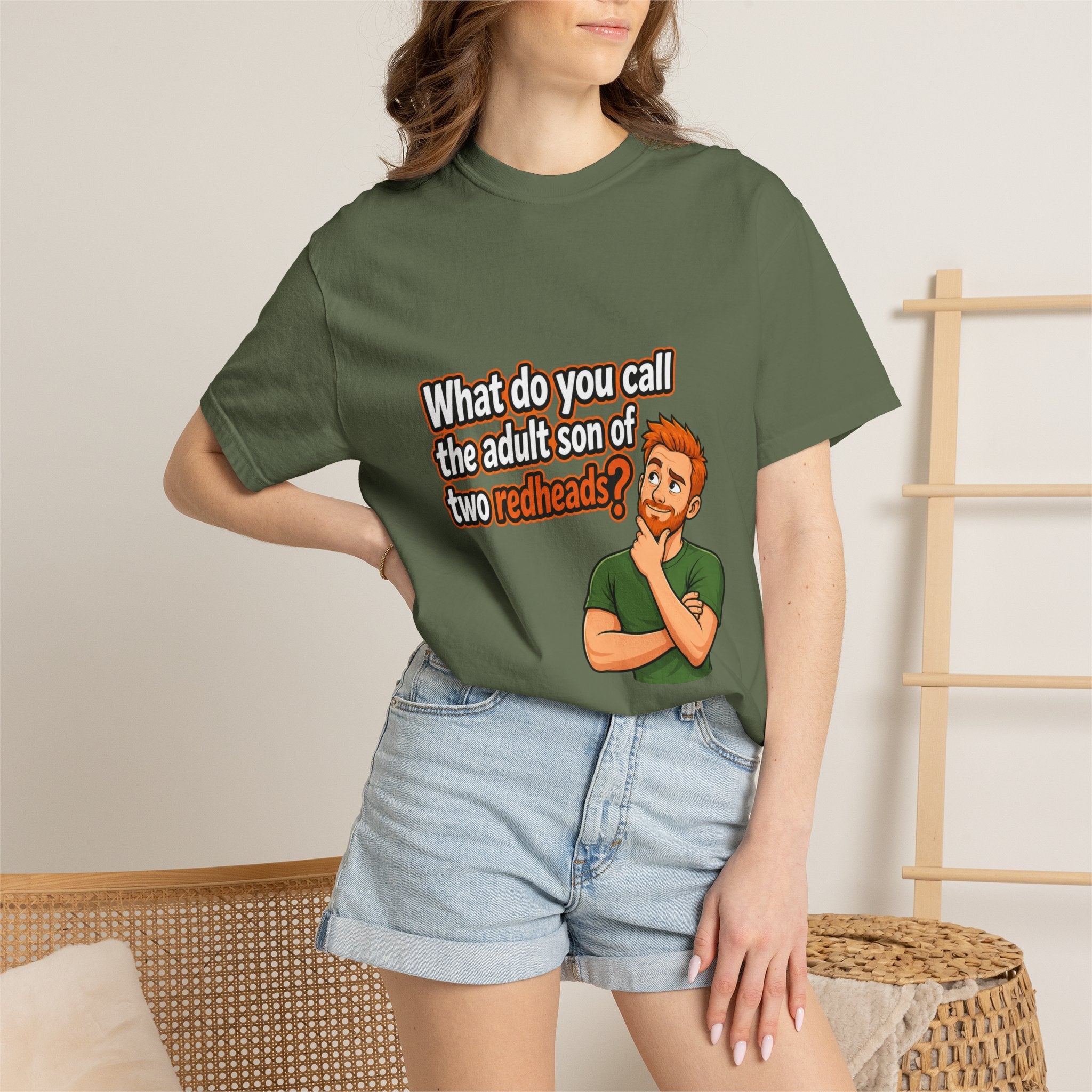 Ginger Joke T-Shirt — “A Ginger Bred Man” Graphic Tee