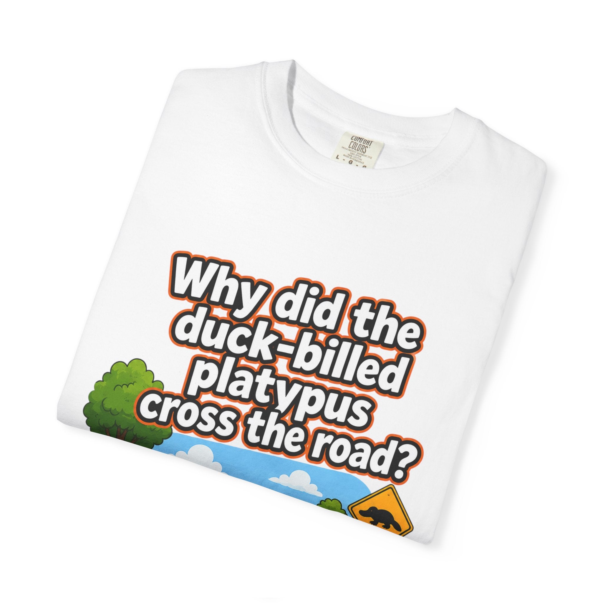 Pun-Lovers T-Shirt — "Duck-Billed Platypus" Funny Graphic Tee