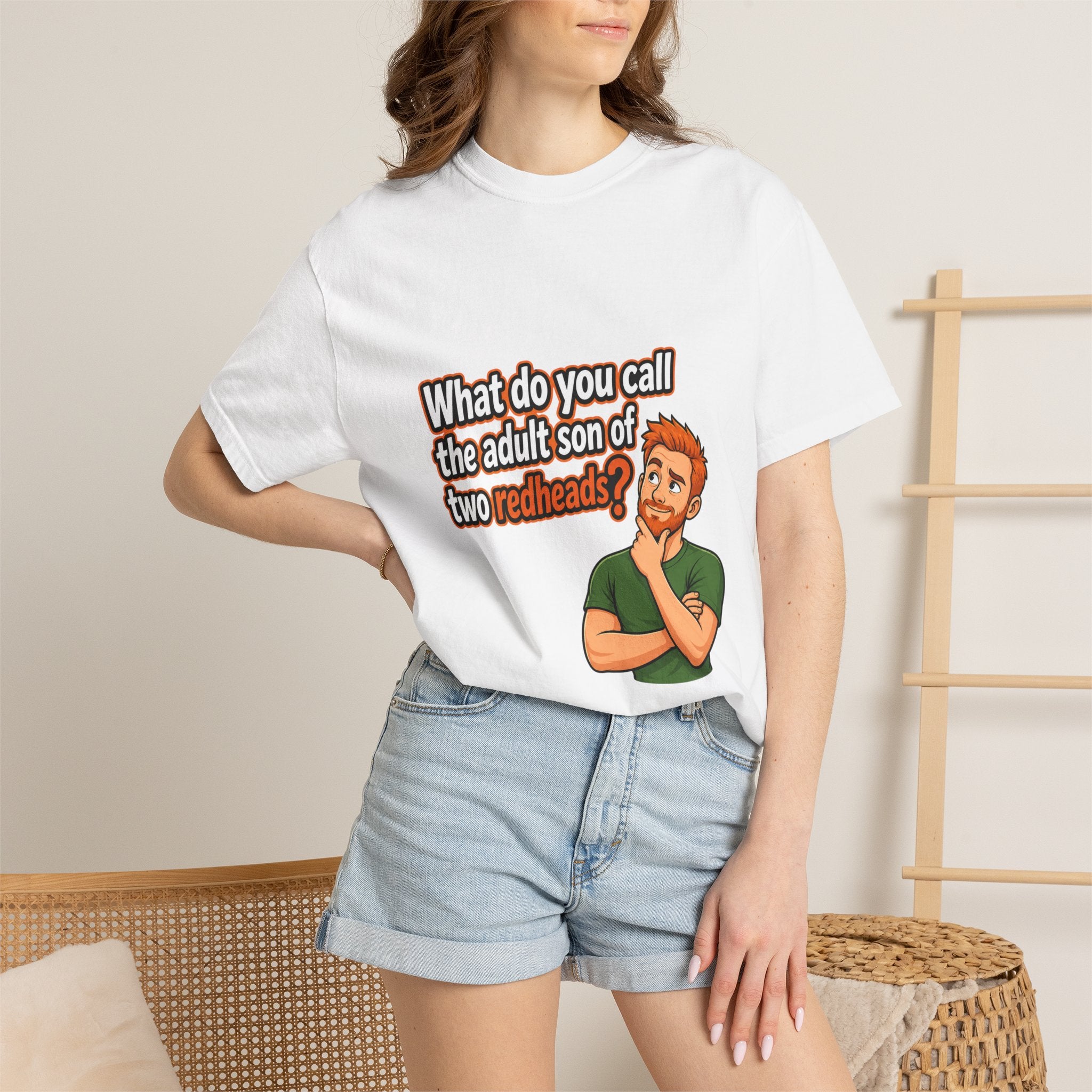 Ginger Joke T-Shirt — “A Ginger Bred Man” Graphic Tee