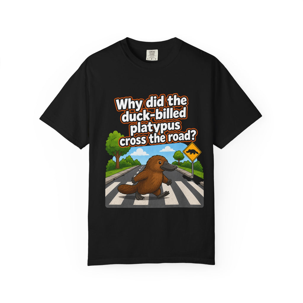 Pun-Lovers T-Shirt — "Duck-Billed Platypus" Funny Graphic Tee