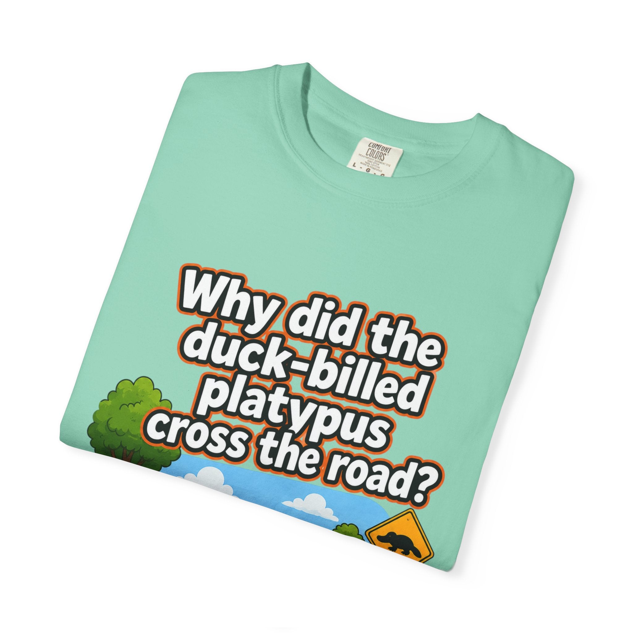 Pun-Lovers T-Shirt — "Duck-Billed Platypus" Funny Graphic Tee