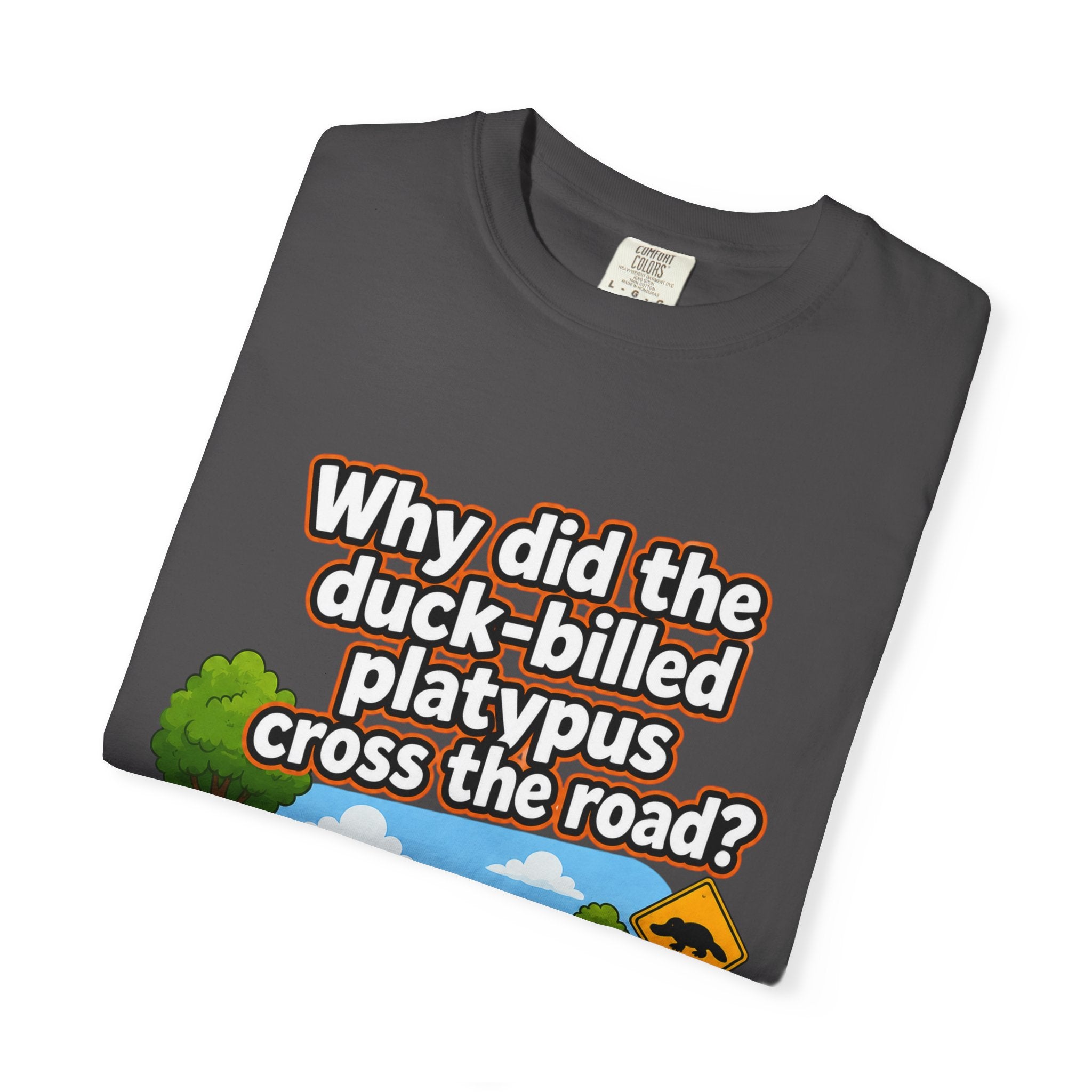 Pun-Lovers T-Shirt — "Duck-Billed Platypus" Funny Graphic Tee