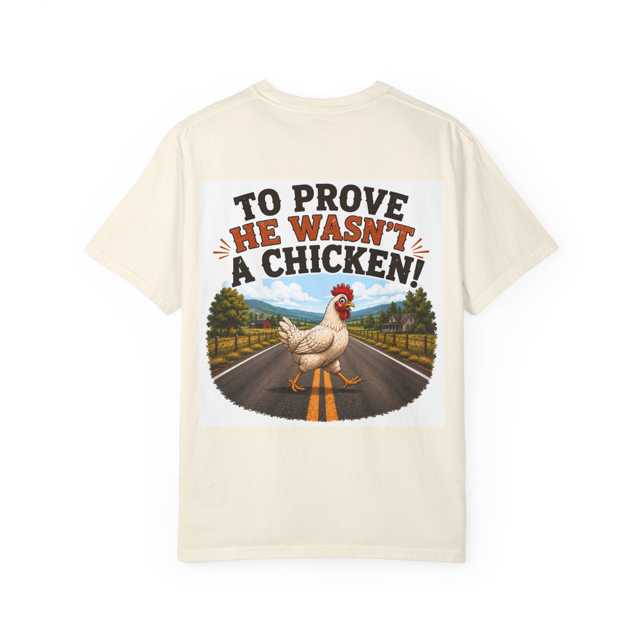 Copy of Pun lovers t-shirt “Why did the Turkey walk down the middle of the road?"