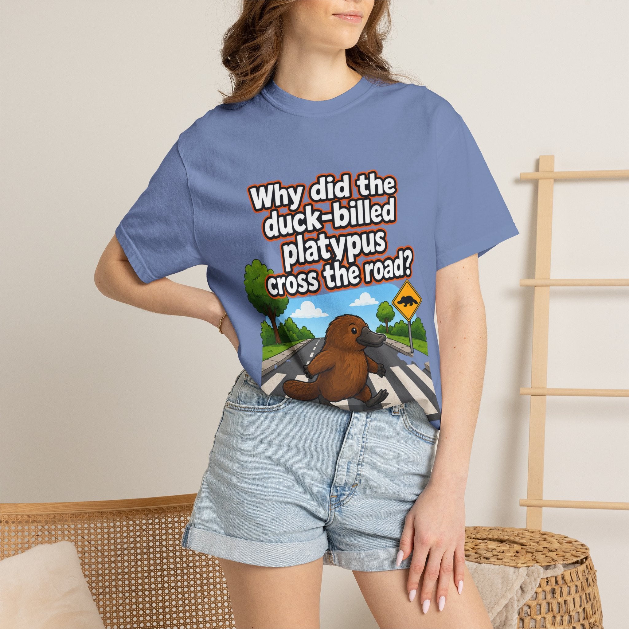 Pun-Lovers T-Shirt — "Duck-Billed Platypus" Funny Graphic Tee