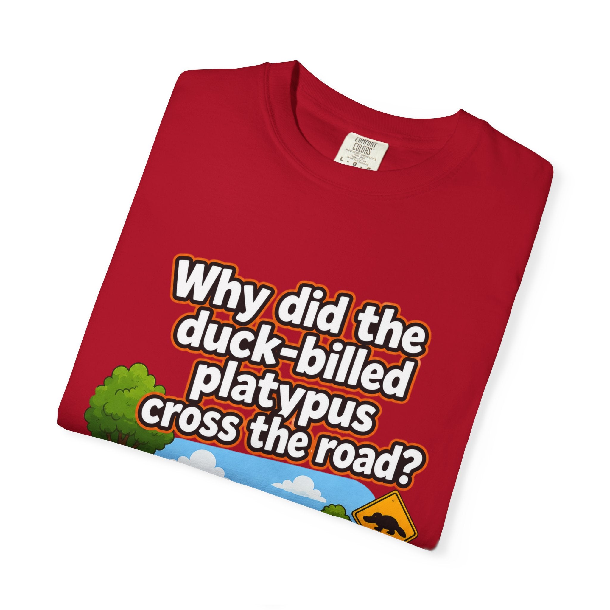 Pun-Lovers T-Shirt — "Duck-Billed Platypus" Funny Graphic Tee