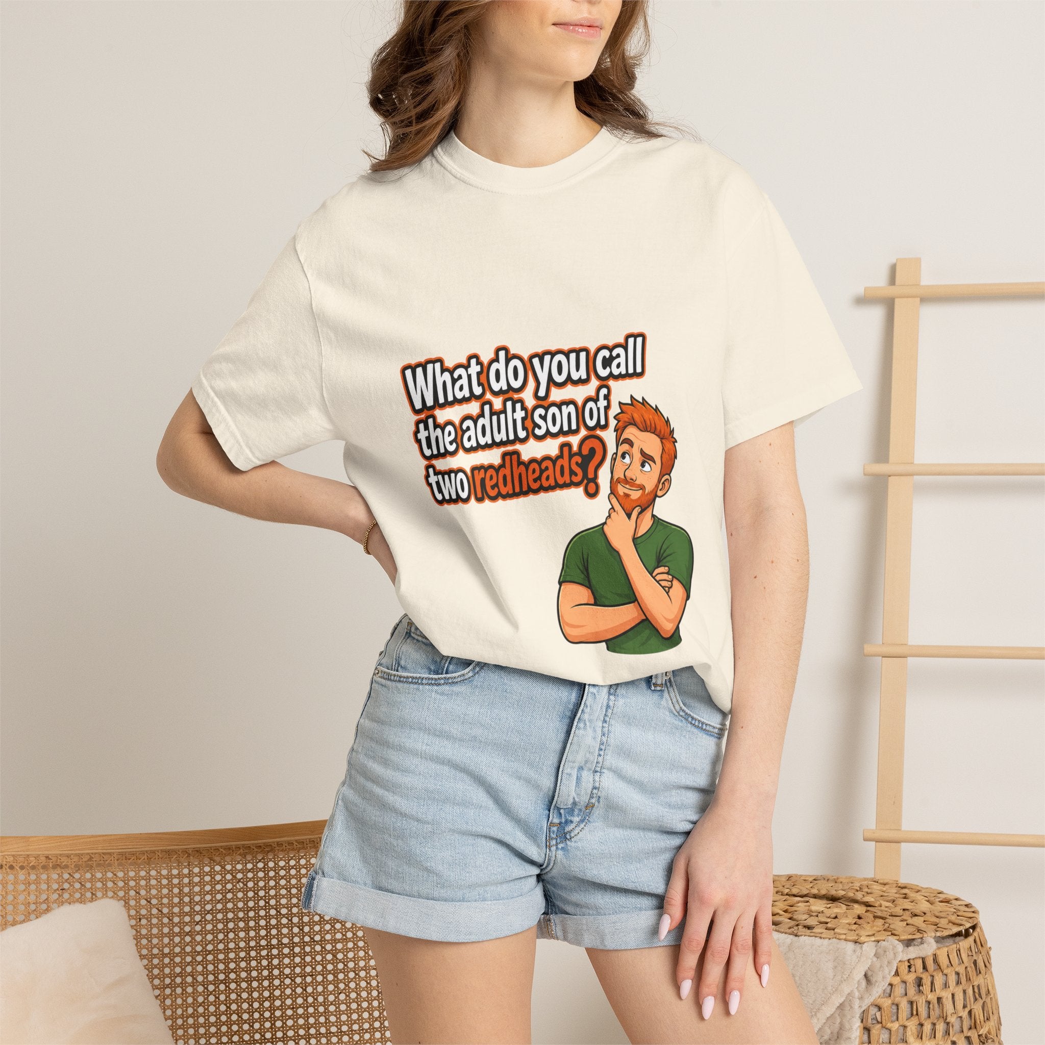 Ginger Joke T-Shirt — “A Ginger Bred Man” Graphic Tee