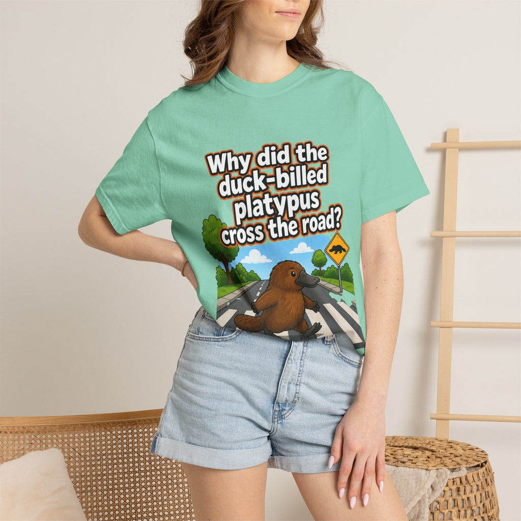 Pun-Lovers T-Shirt — "Duck-Billed Platypus" Funny Graphic Tee