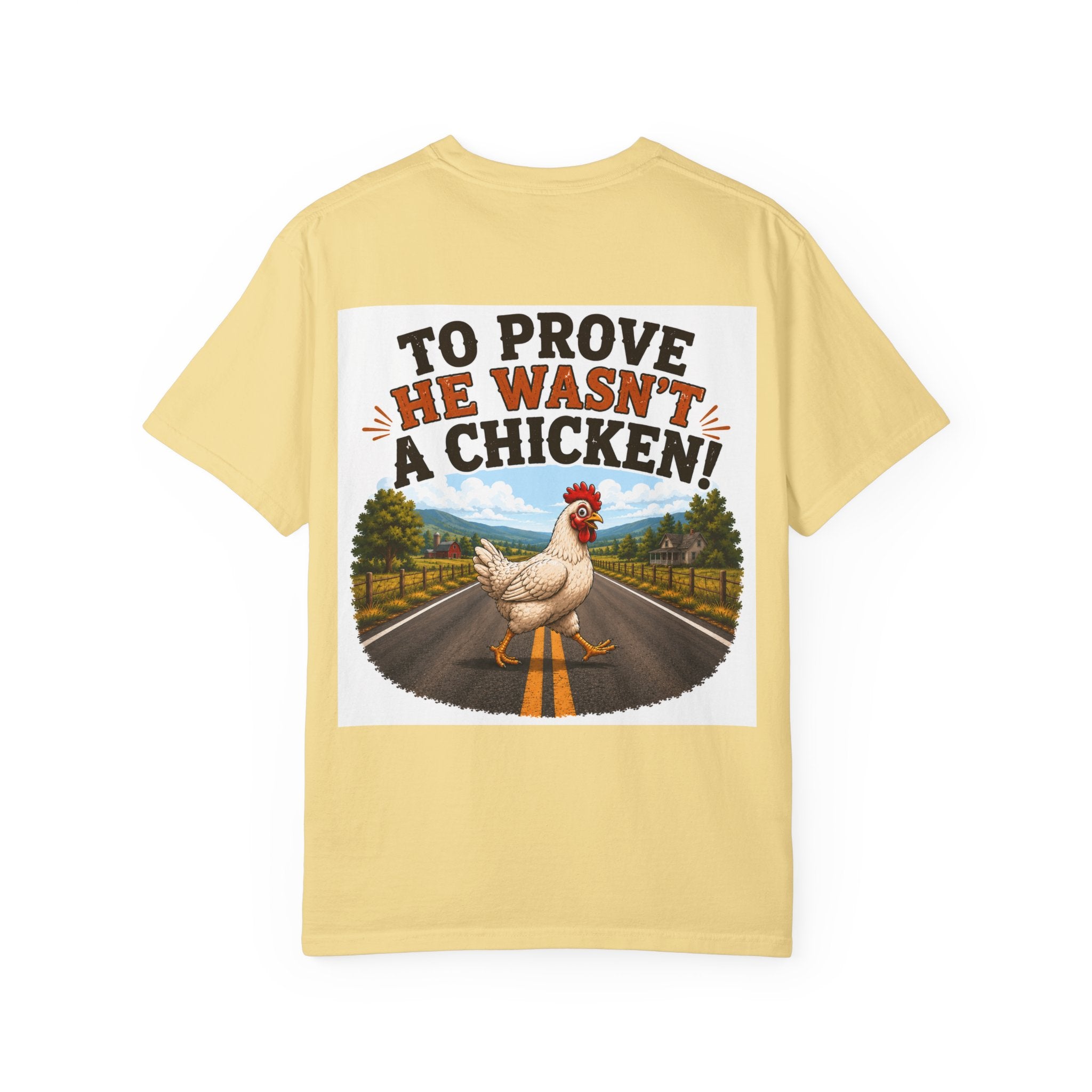 Copy of Pun lovers t-shirt “Why did the Turkey walk down the middle of the road?"