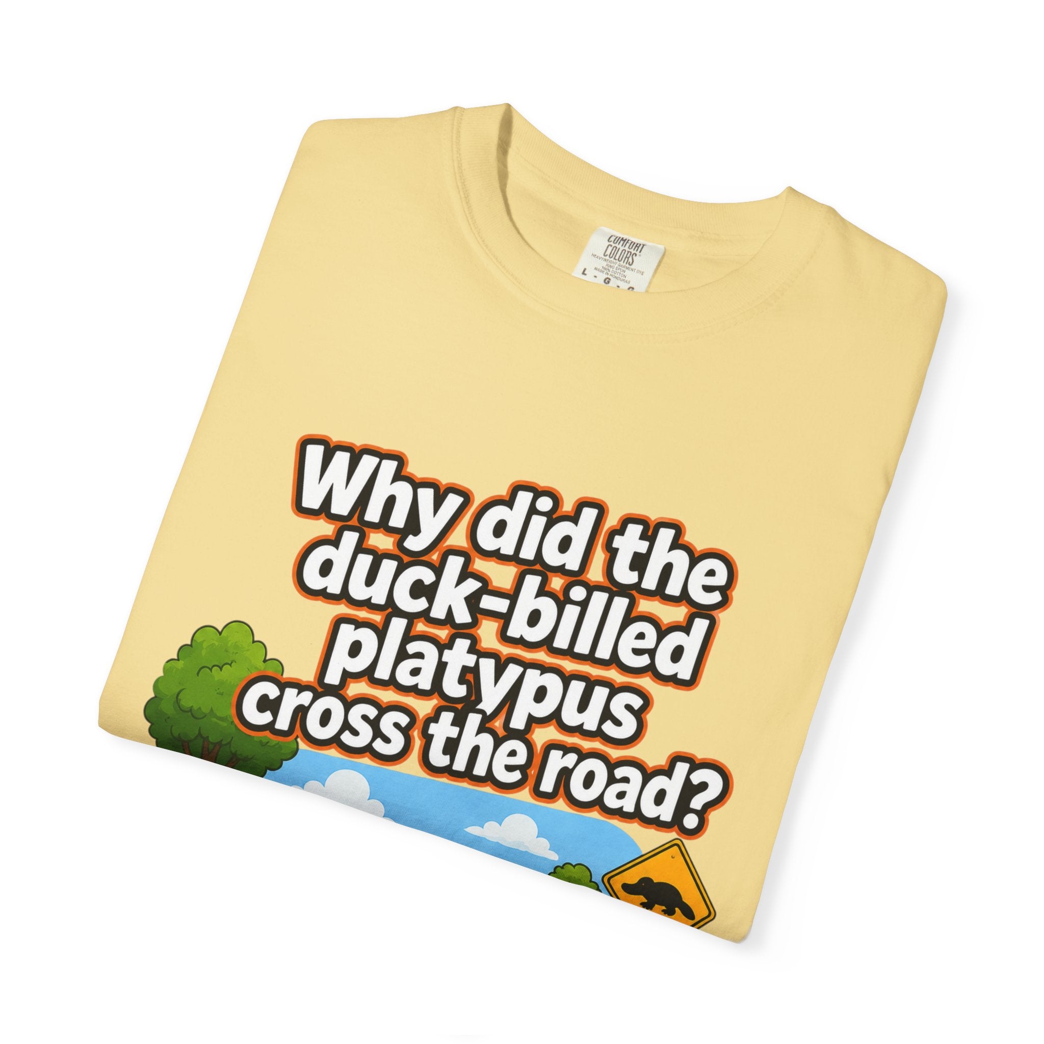 Pun-Lovers T-Shirt — "Duck-Billed Platypus" Funny Graphic Tee