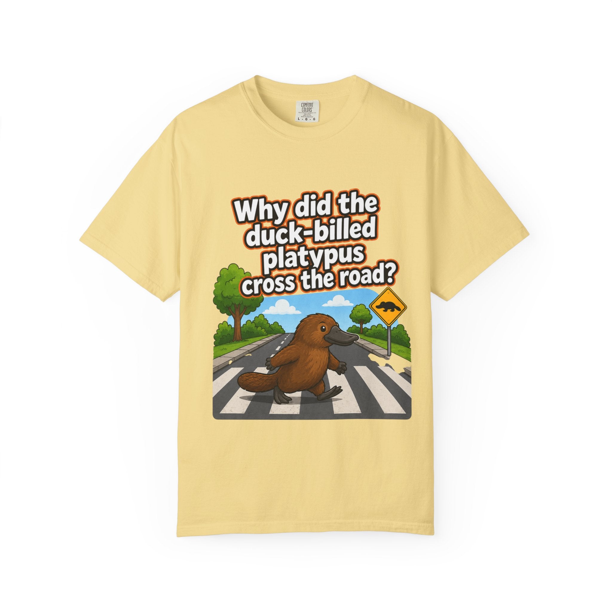 Pun-Lovers T-Shirt — "Duck-Billed Platypus" Funny Graphic Tee