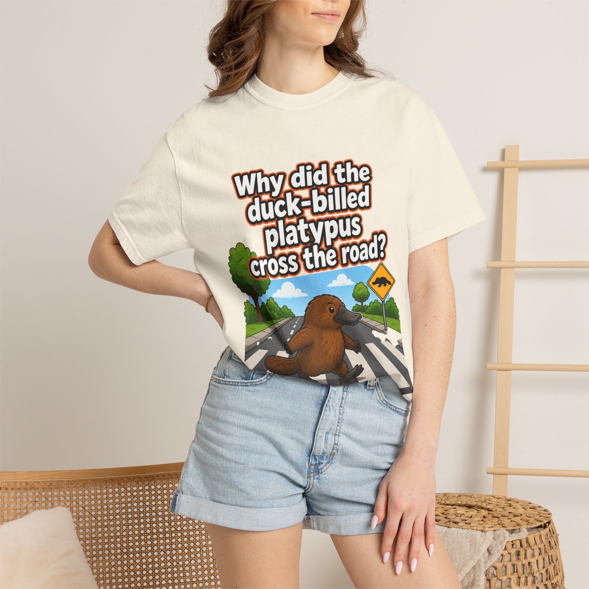 Pun-Lovers T-Shirt — "Duck-Billed Platypus" Funny Graphic Tee