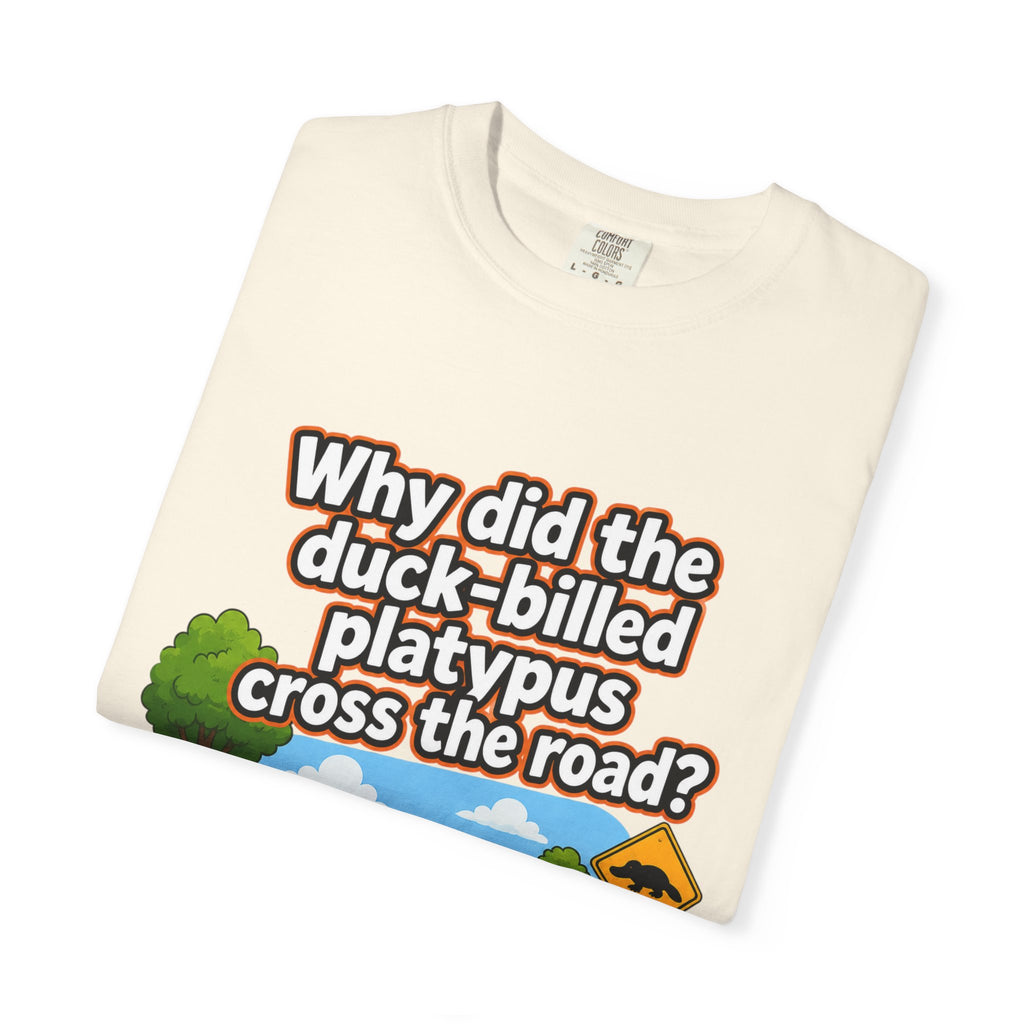 Pun-Lovers T-Shirt — "Duck-Billed Platypus" Funny Graphic Tee
