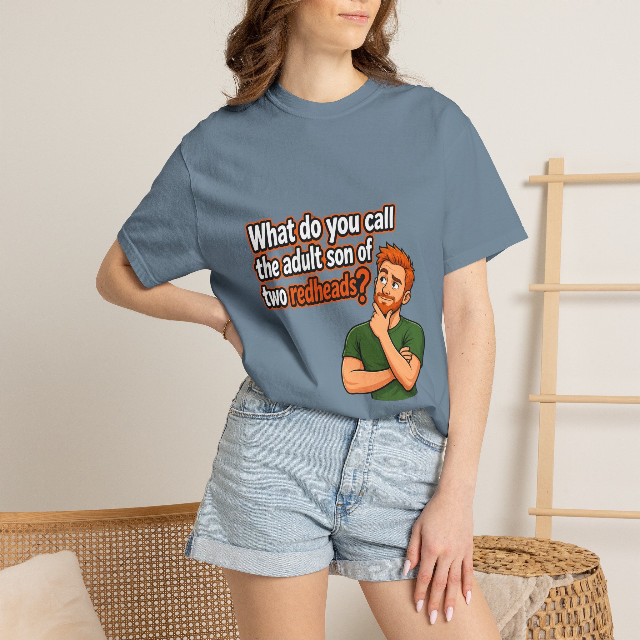 Ginger Joke T-Shirt — “A Ginger Bred Man” Graphic Tee