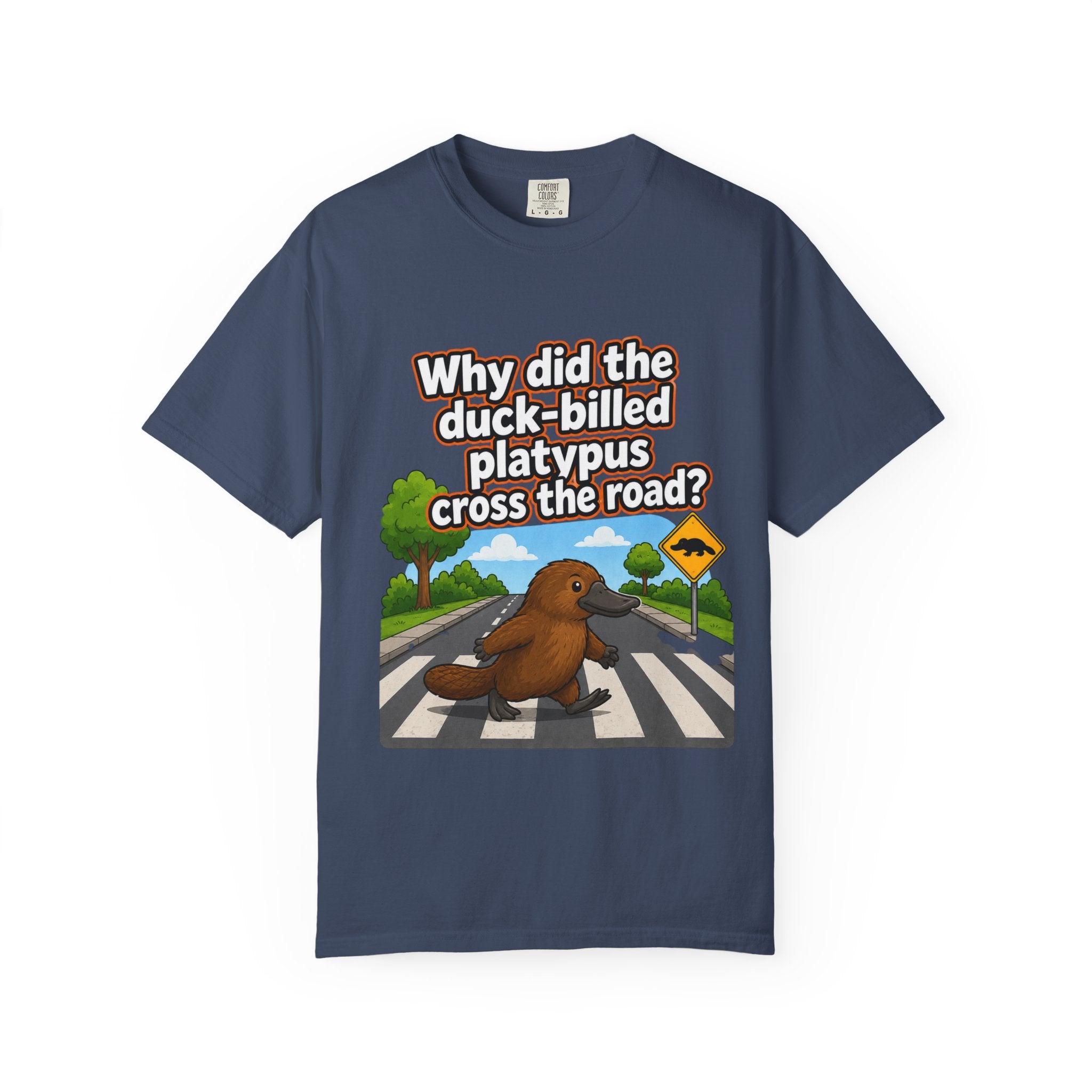 Pun-Lovers T-Shirt — "Duck-Billed Platypus" Funny Graphic Tee