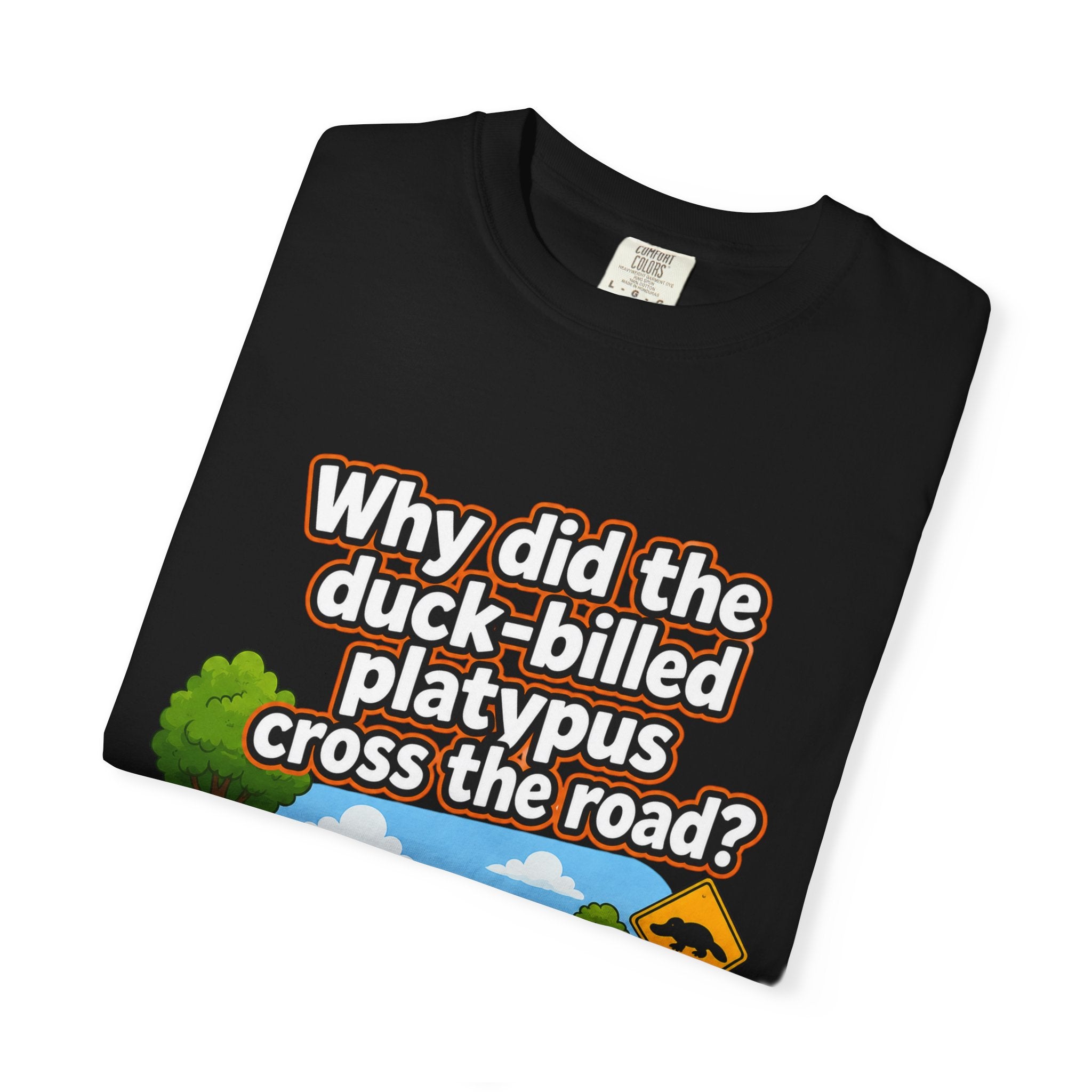 Pun-Lovers T-Shirt — "Duck-Billed Platypus" Funny Graphic Tee