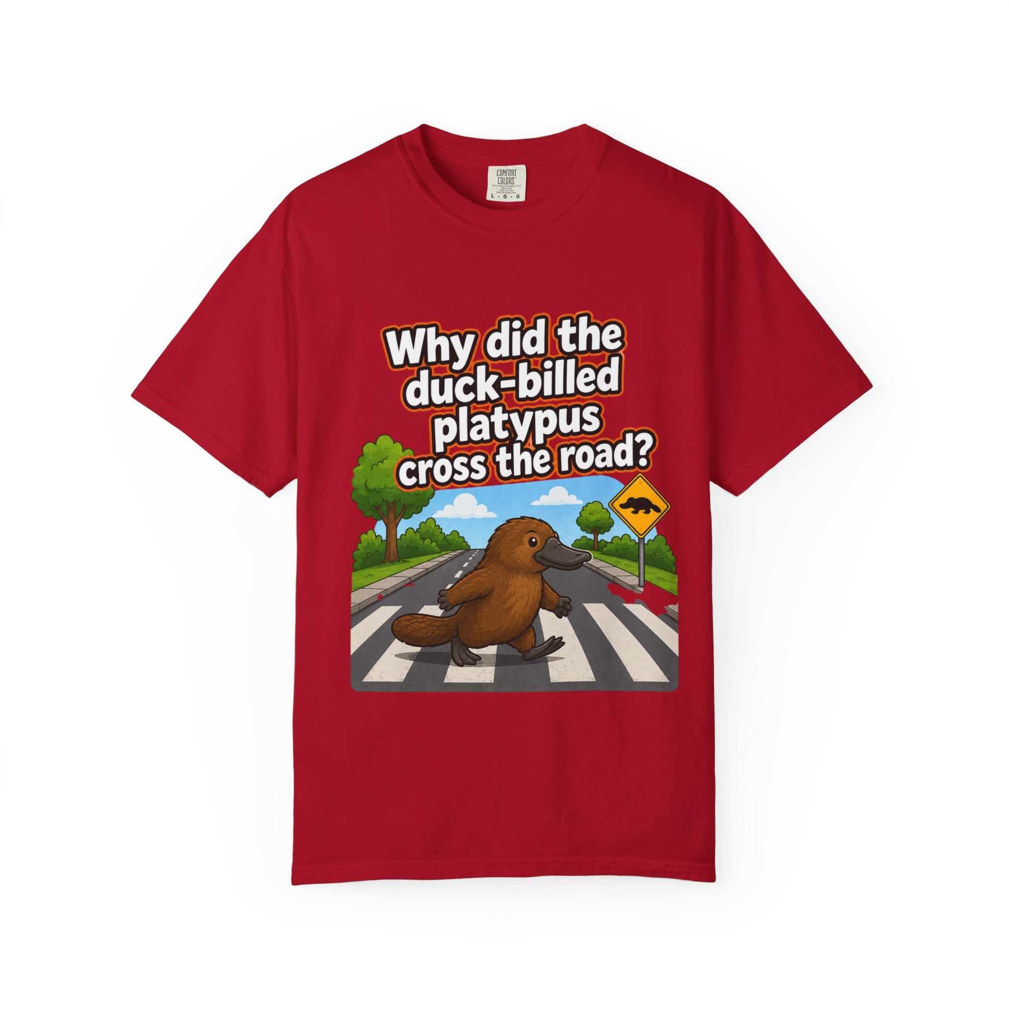 Pun-Lovers T-Shirt — "Duck-Billed Platypus" Funny Graphic Tee