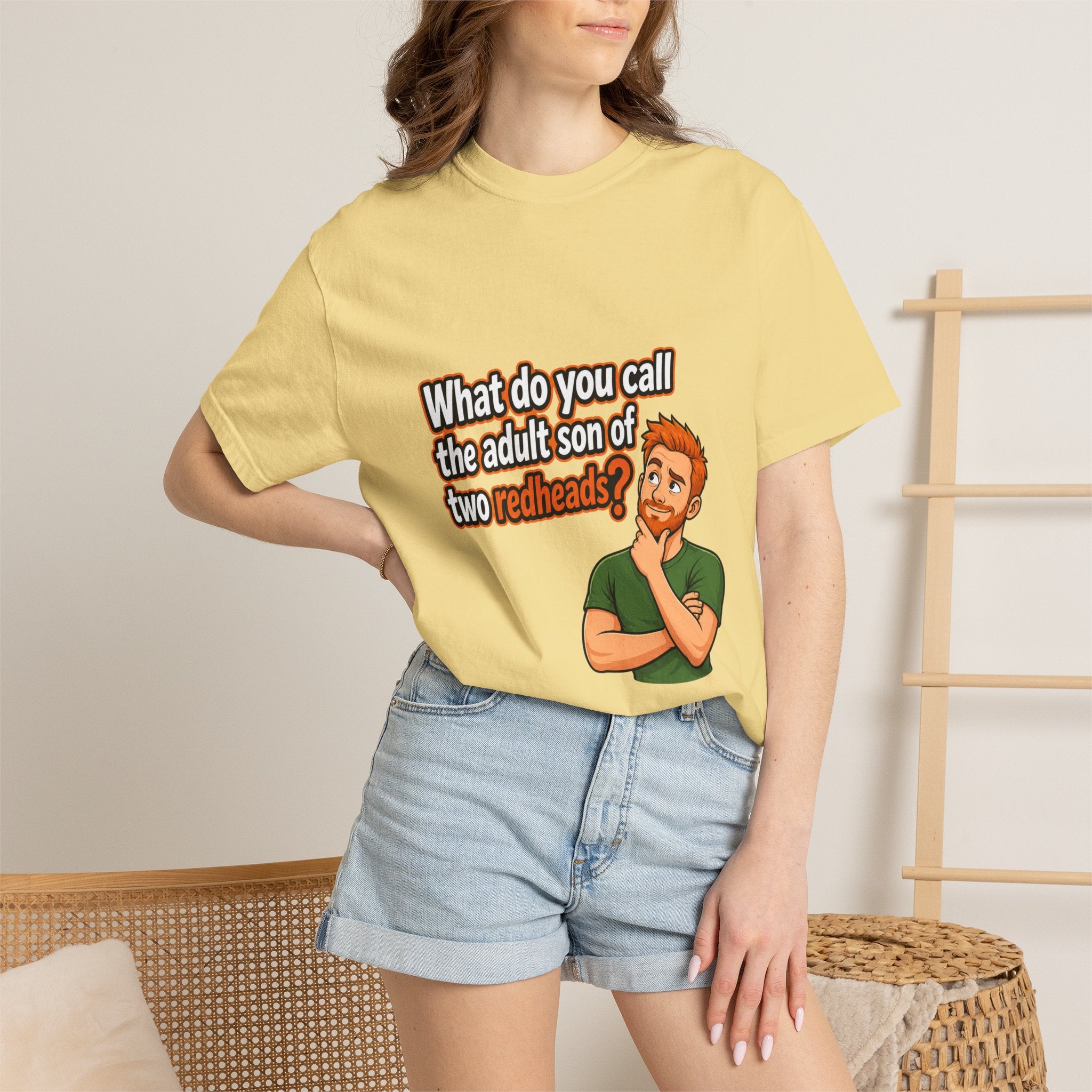 Ginger Joke T-Shirt — “A Ginger Bred Man” Graphic Tee
