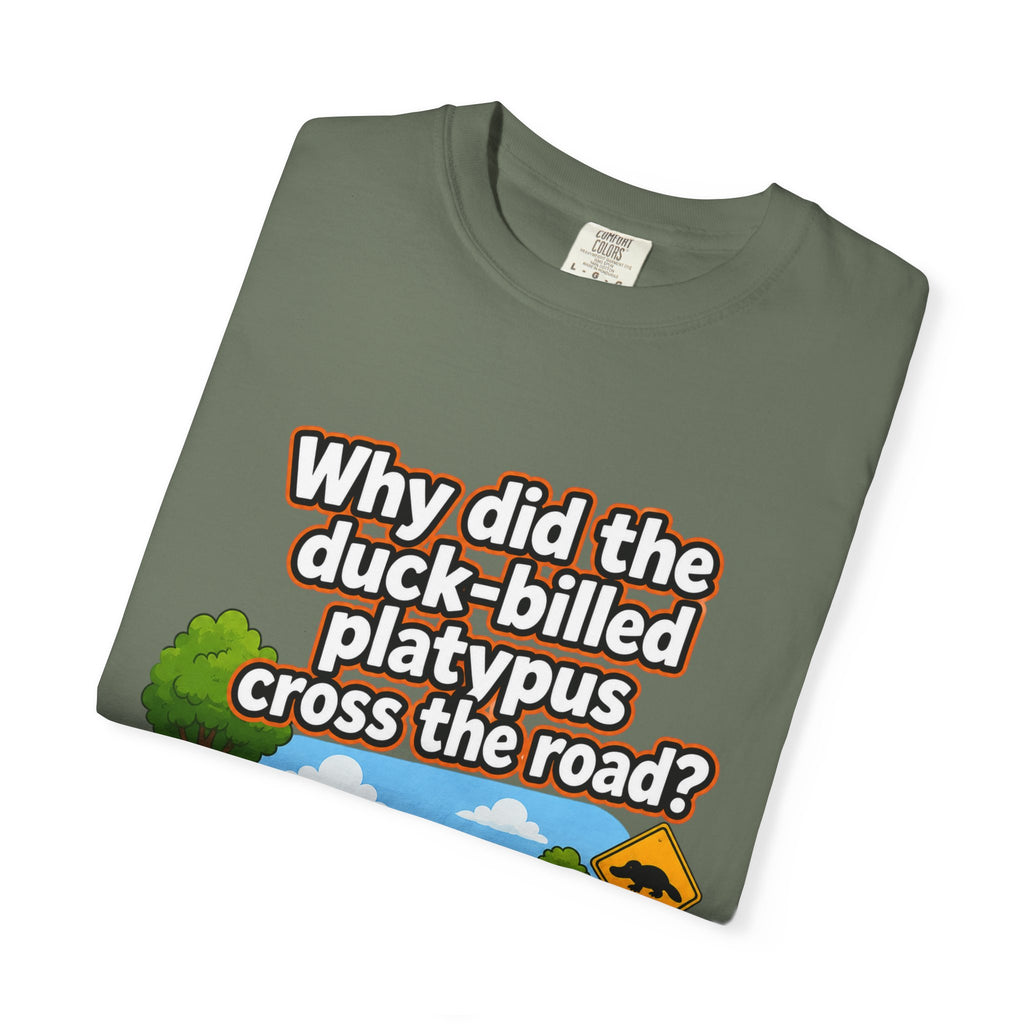 Pun-Lovers T-Shirt — "Duck-Billed Platypus" Funny Graphic Tee