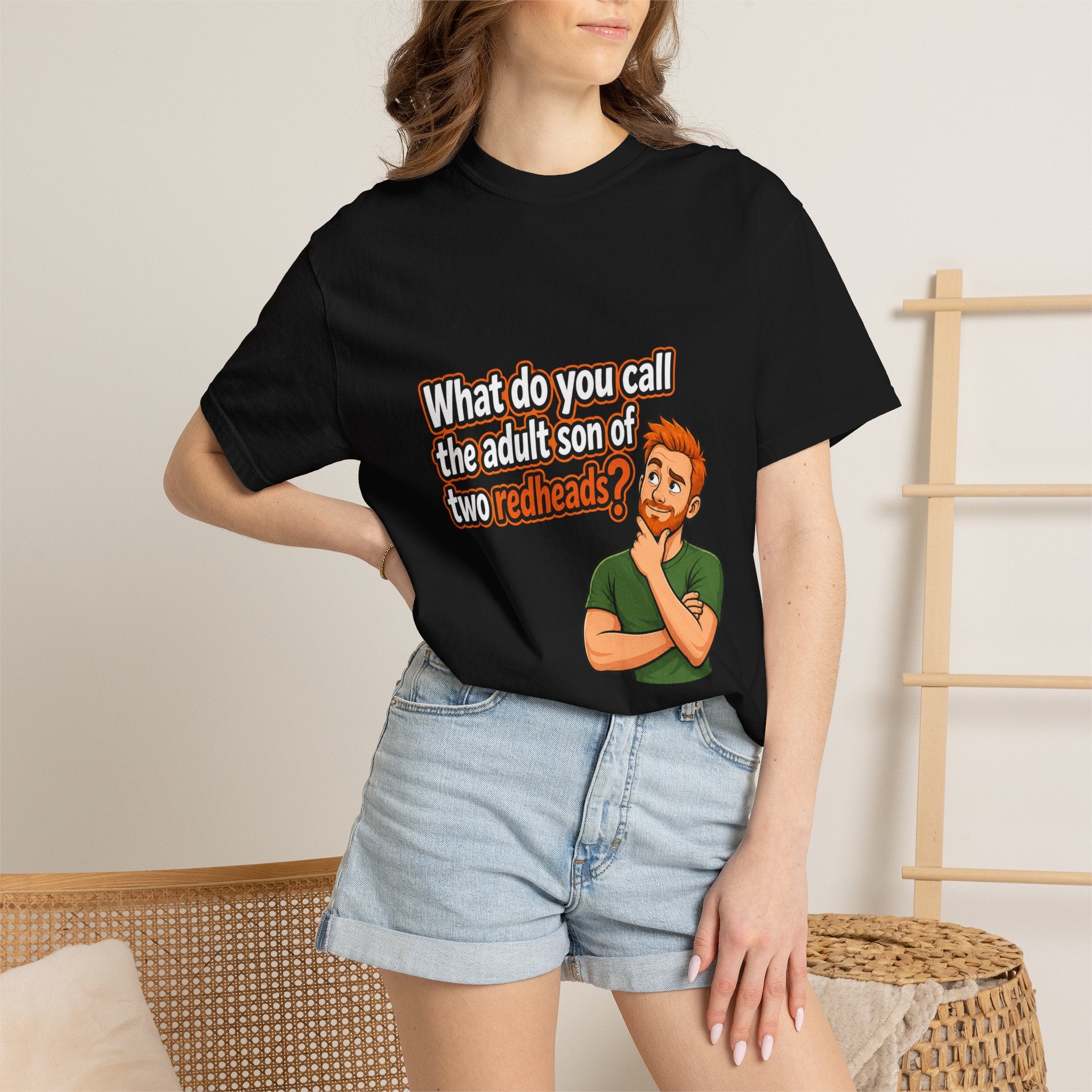 Ginger Joke T-Shirt — “A Ginger Bred Man” Graphic Tee