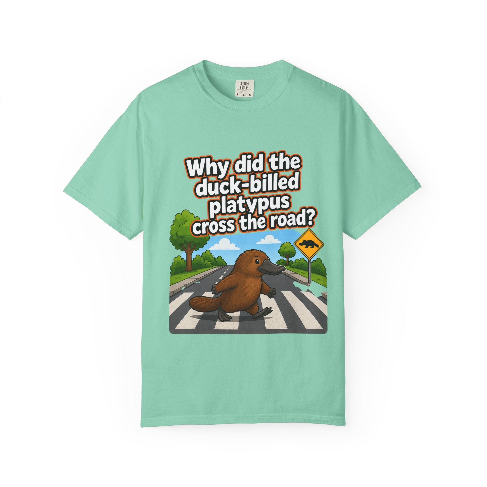 Pun-Lovers T-Shirt — "Duck-Billed Platypus" Funny Graphic Tee