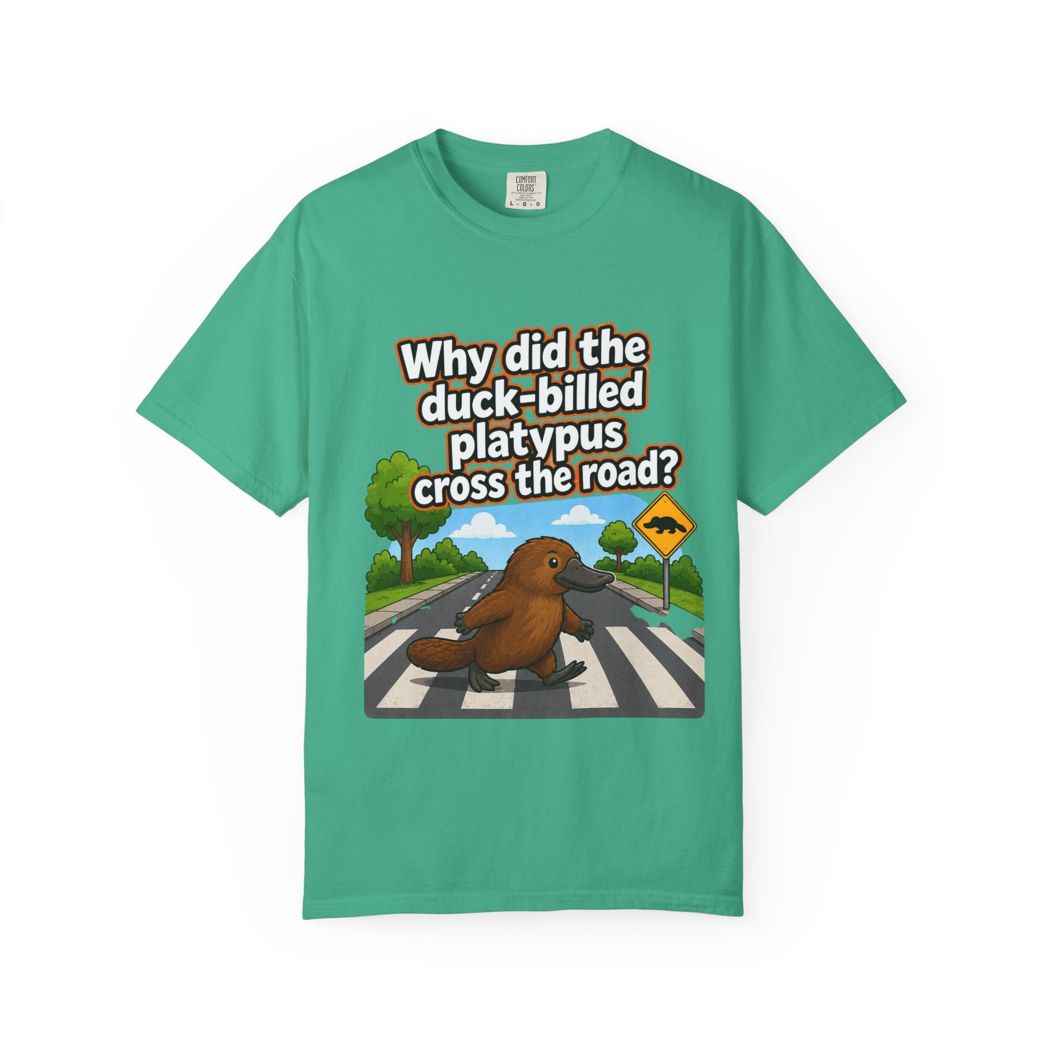 Pun-Lovers T-Shirt — "Duck-Billed Platypus" Funny Graphic Tee