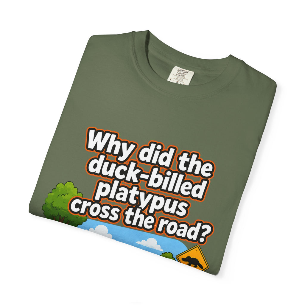 Pun-Lovers T-Shirt — "Duck-Billed Platypus" Funny Graphic Tee
