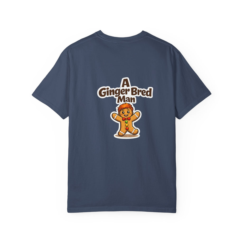 Ginger Joke T-Shirt — “A Ginger Bred Man” Graphic Tee