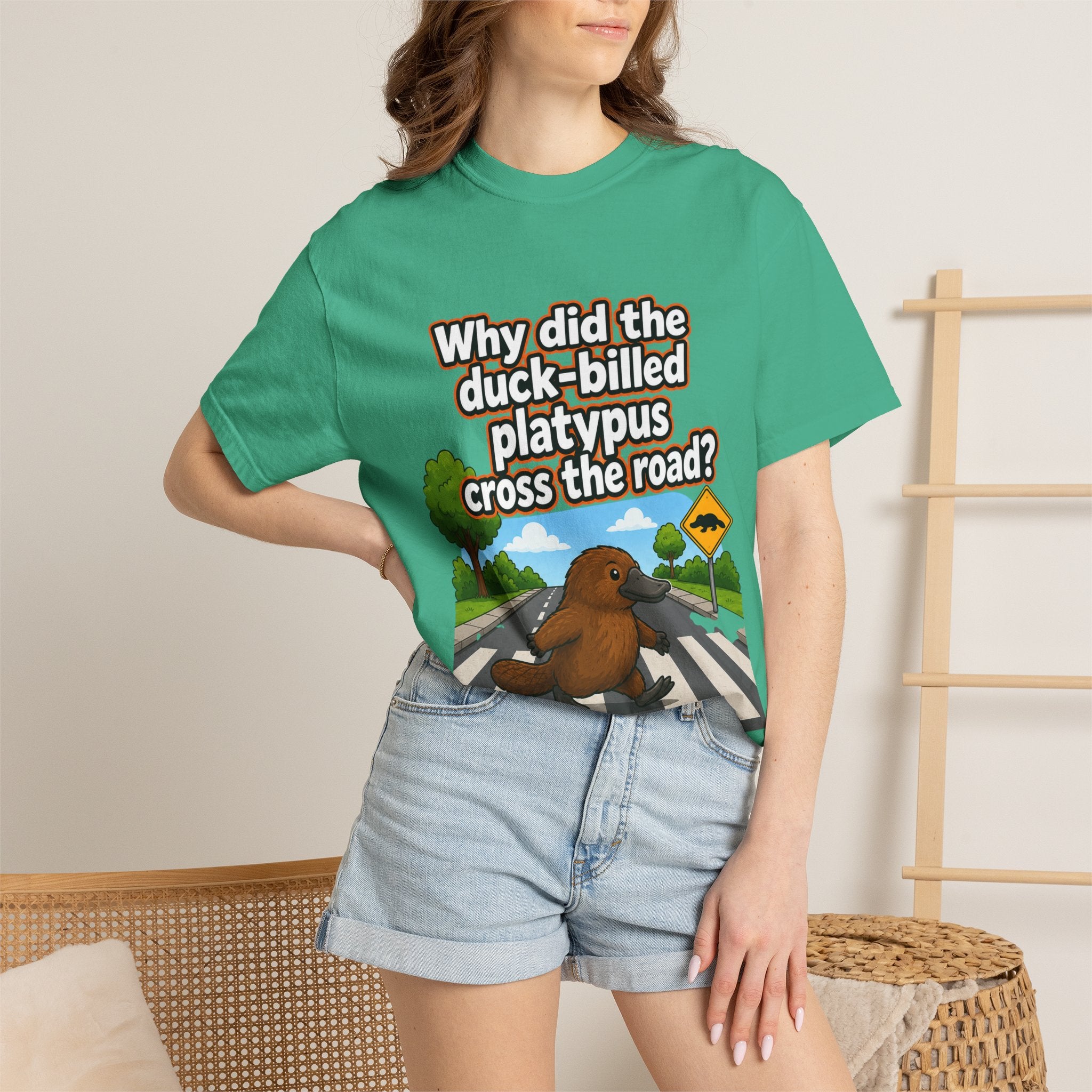 Pun-Lovers T-Shirt — "Duck-Billed Platypus" Funny Graphic Tee