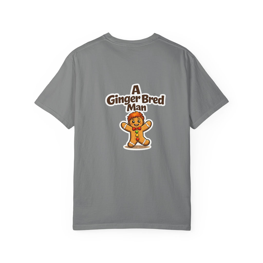 Ginger Joke T-Shirt — “A Ginger Bred Man” Graphic Tee