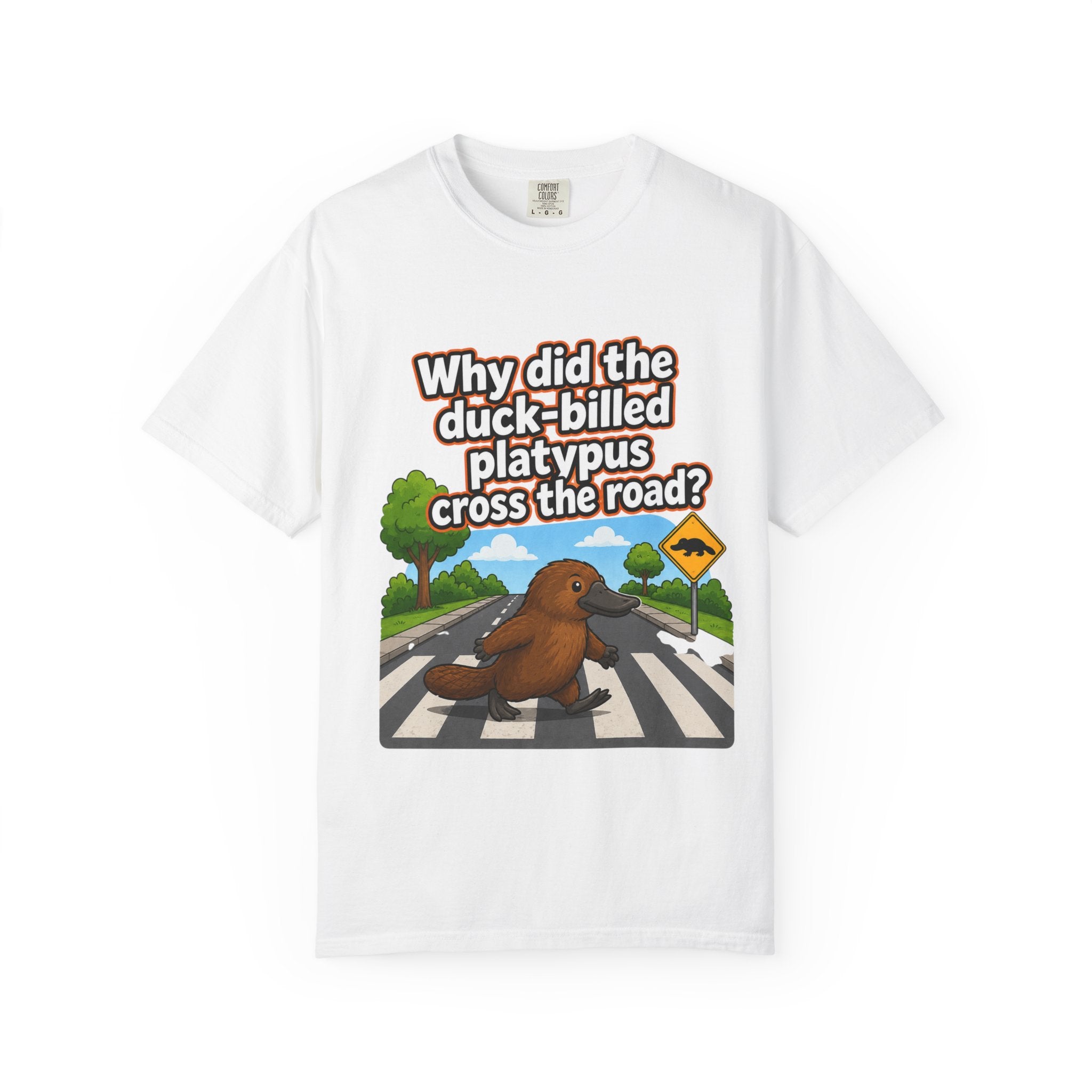 Pun-Lovers T-Shirt — "Duck-Billed Platypus" Funny Graphic Tee