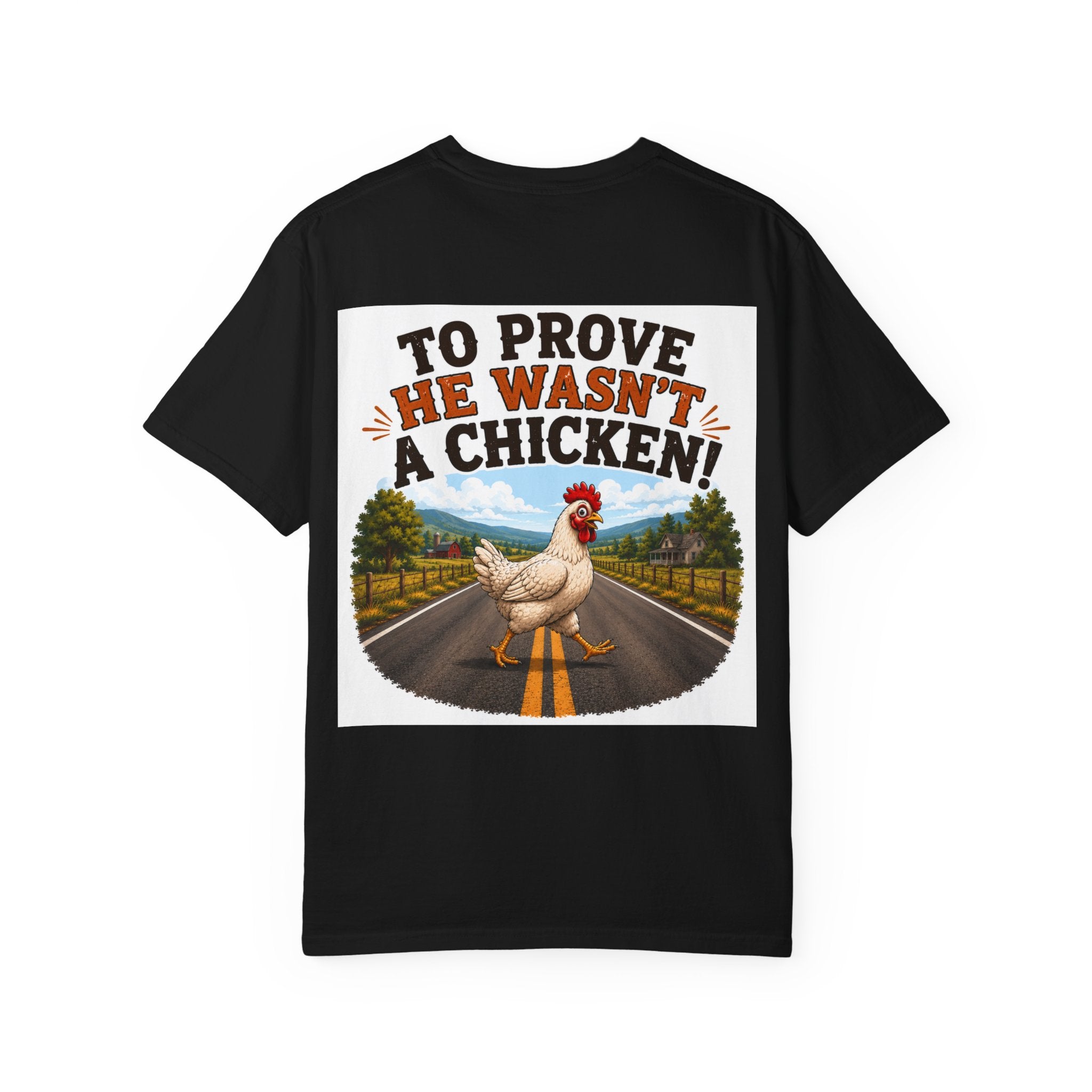 Copy of Pun lovers t-shirt “Why did the Turkey walk down the middle of the road?"