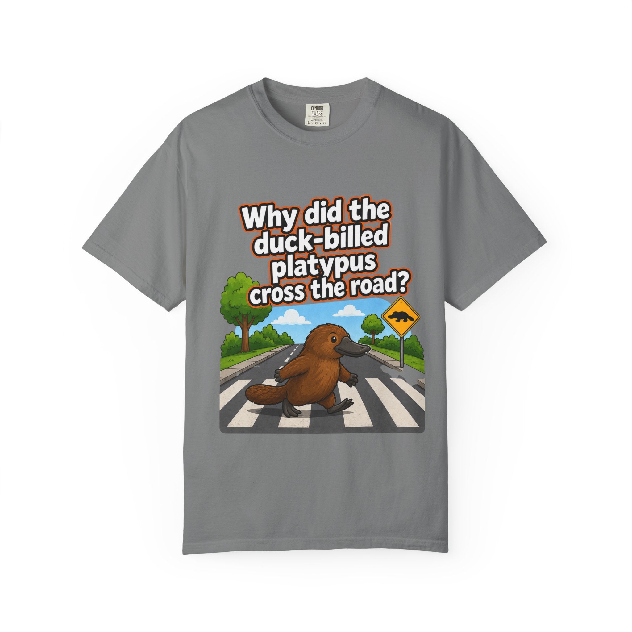 Pun-Lovers T-Shirt — "Duck-Billed Platypus" Funny Graphic Tee