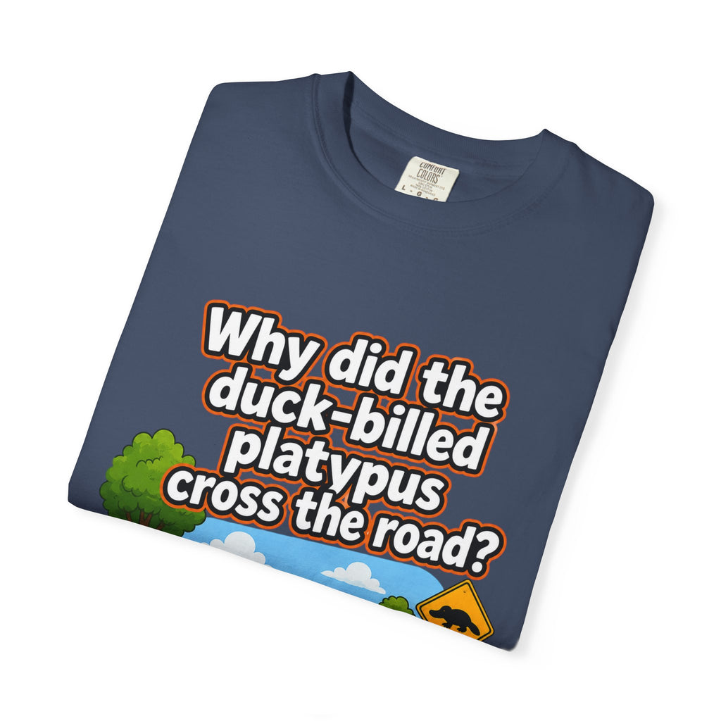 Pun-Lovers T-Shirt — "Duck-Billed Platypus" Funny Graphic Tee