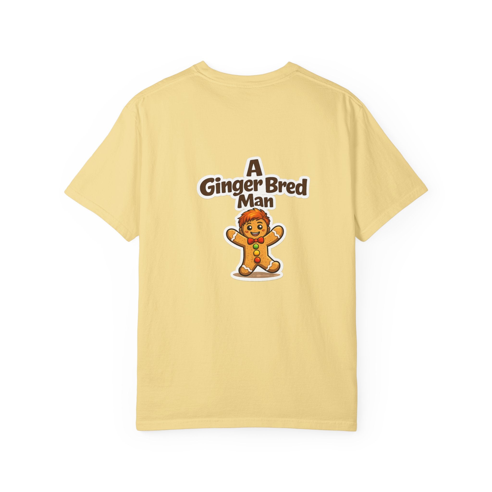 Ginger Joke T-Shirt — “A Ginger Bred Man” Graphic Tee