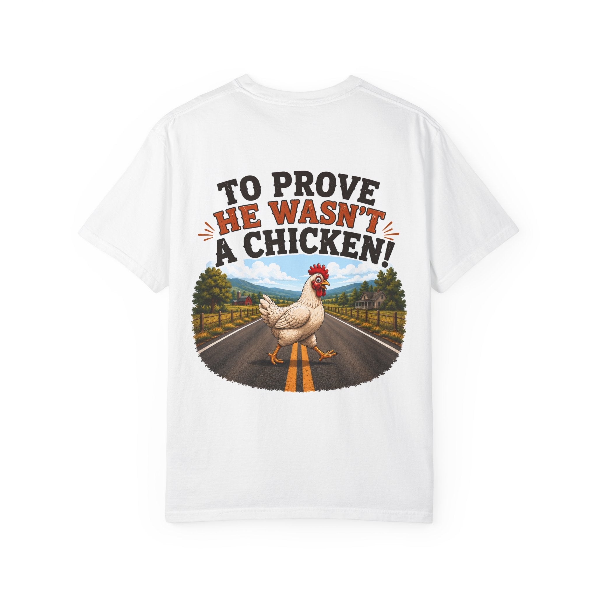 Copy of Pun lovers t-shirt “Why did the Turkey walk down the middle of the road?"