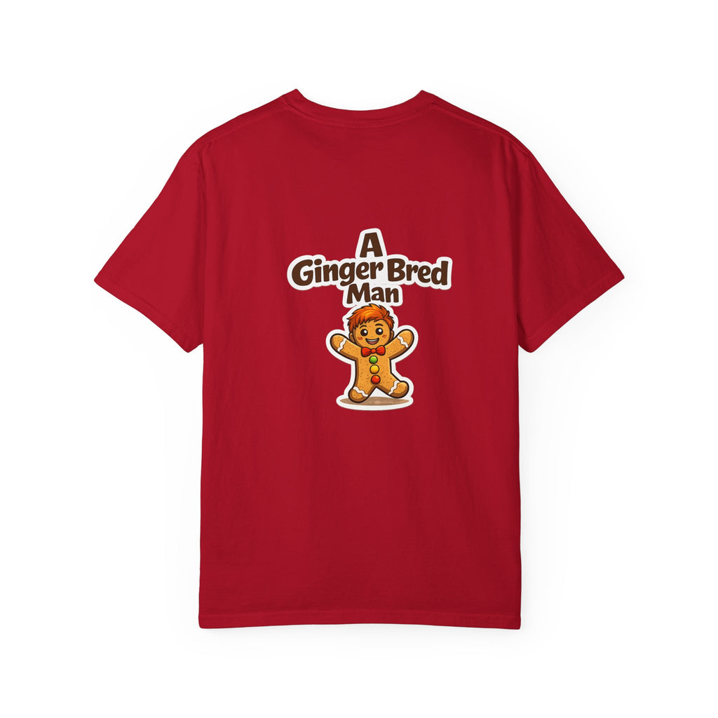 Ginger Joke T-Shirt — “A Ginger Bred Man” Graphic Tee