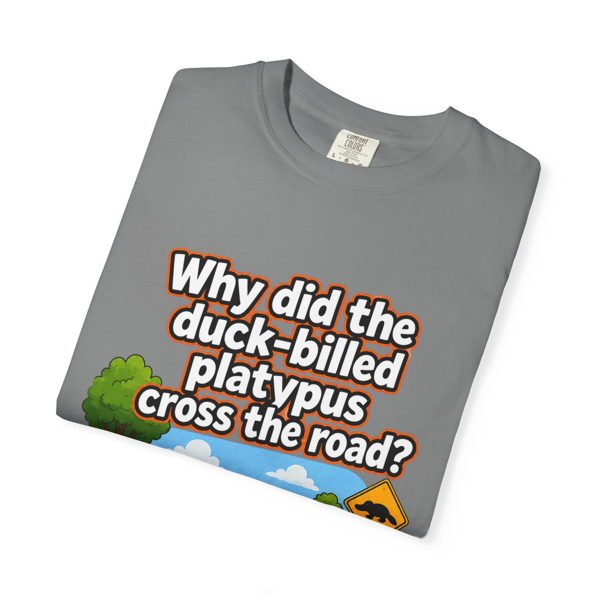 Pun-Lovers T-Shirt — "Duck-Billed Platypus" Funny Graphic Tee