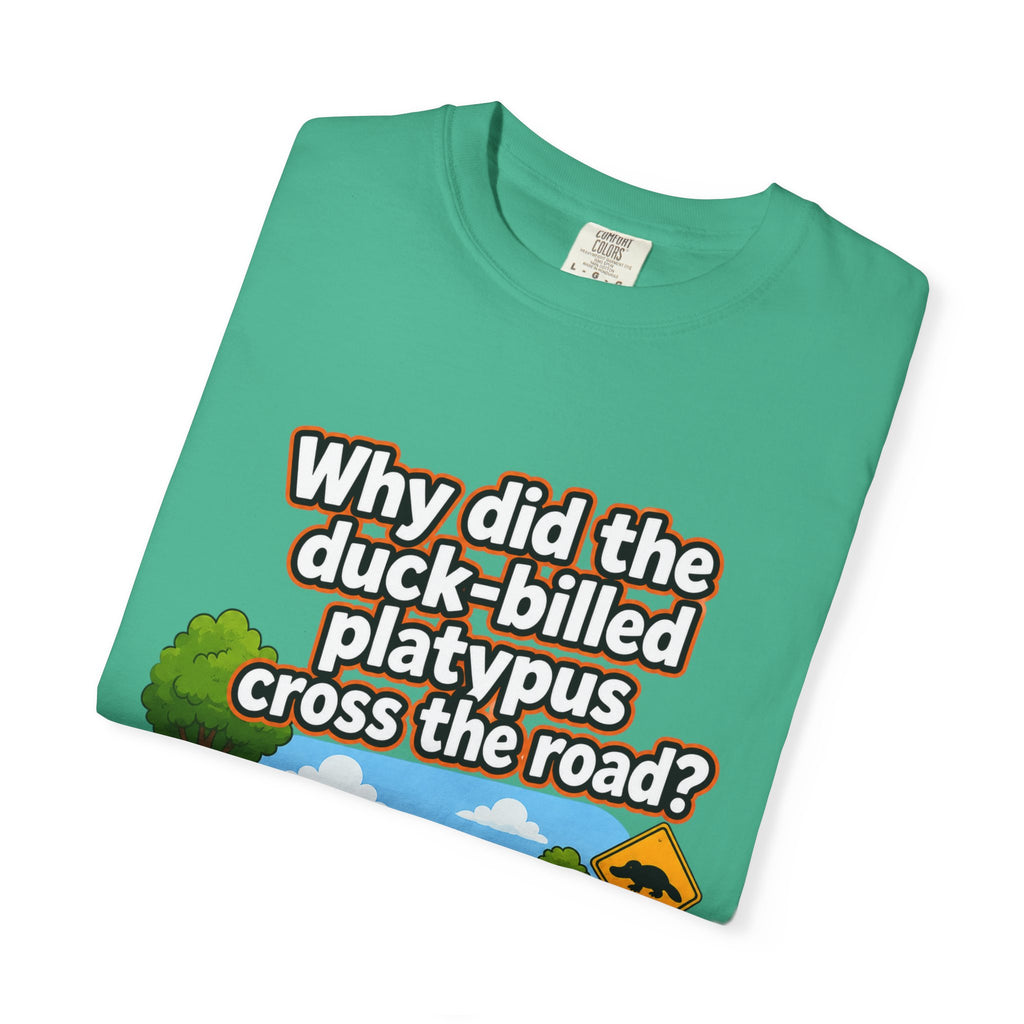 Pun-Lovers T-Shirt — "Duck-Billed Platypus" Funny Graphic Tee