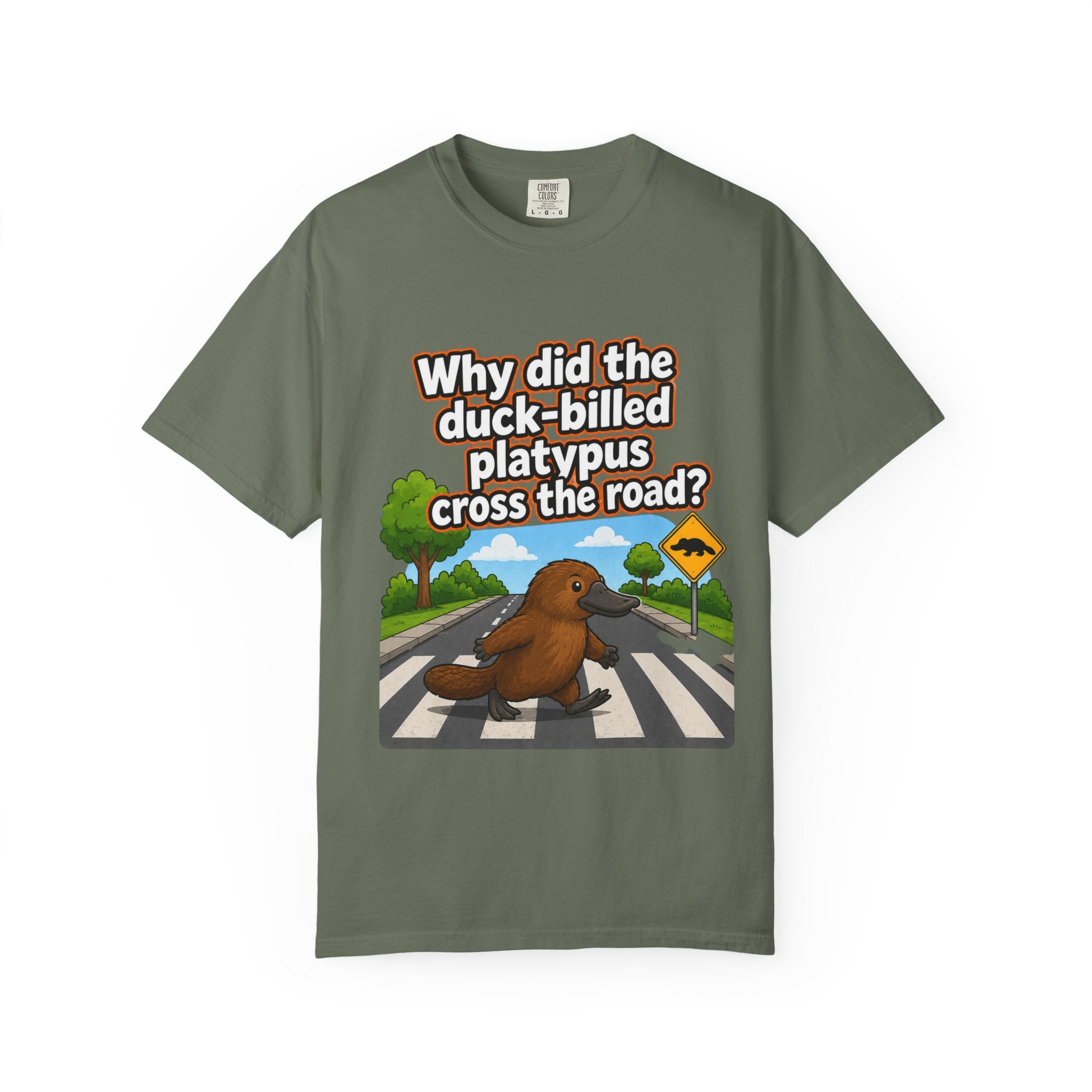 Pun-Lovers T-Shirt — "Duck-Billed Platypus" Funny Graphic Tee