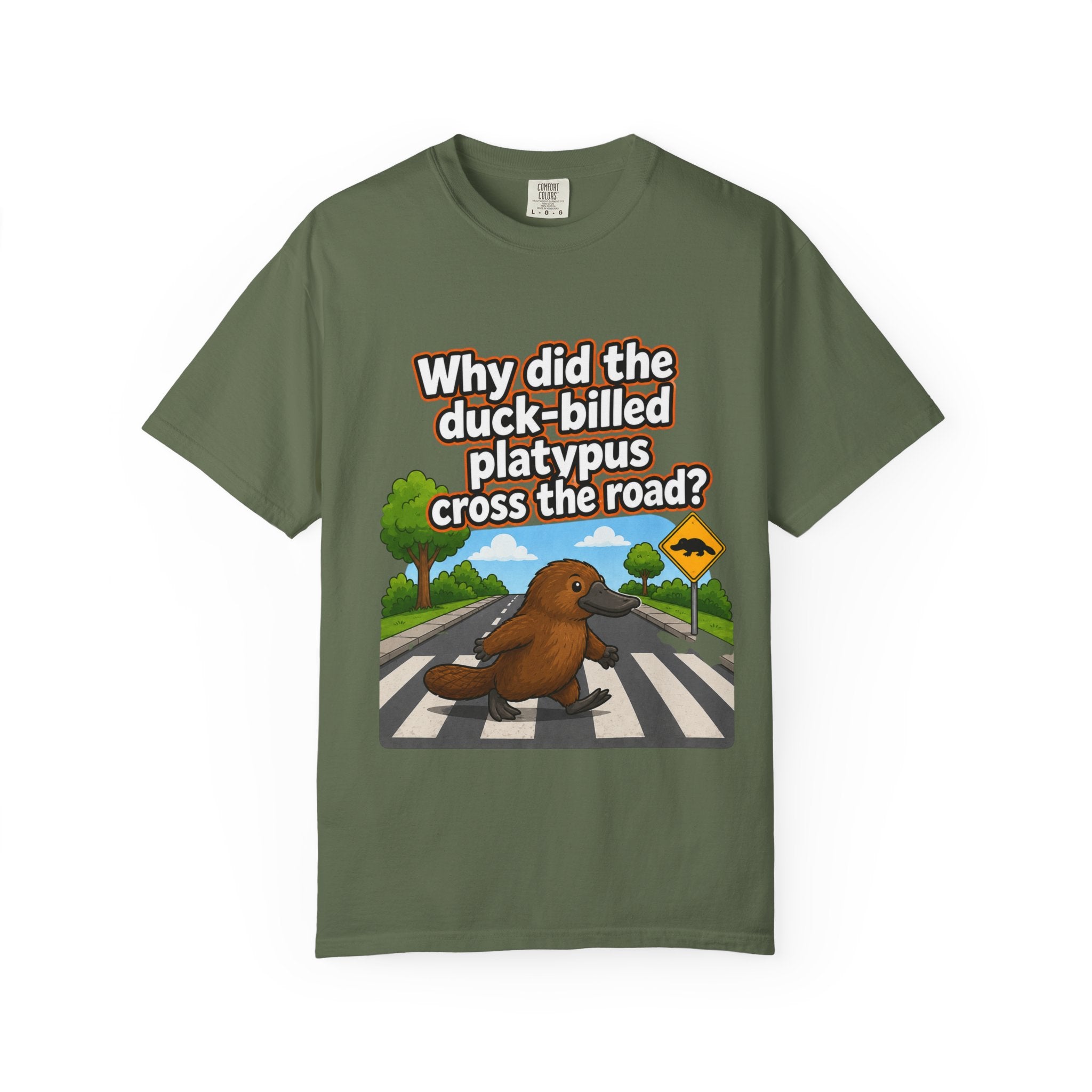 Pun-Lovers T-Shirt — "Duck-Billed Platypus" Funny Graphic Tee