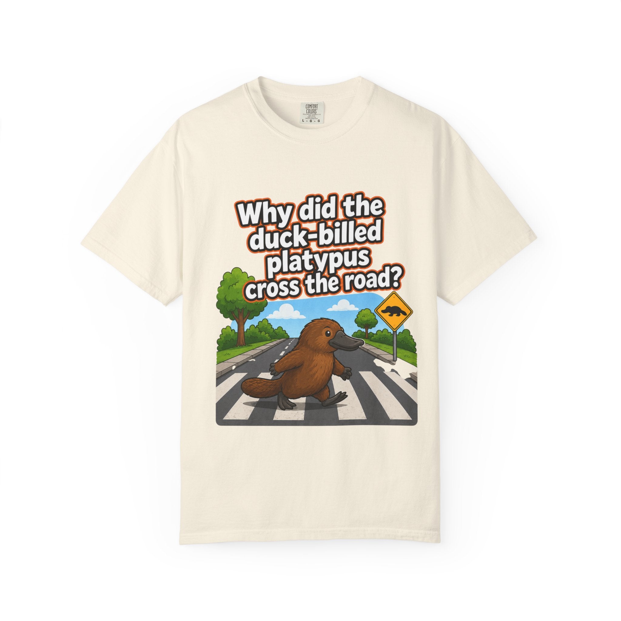 Pun-Lovers T-Shirt — "Duck-Billed Platypus" Funny Graphic Tee