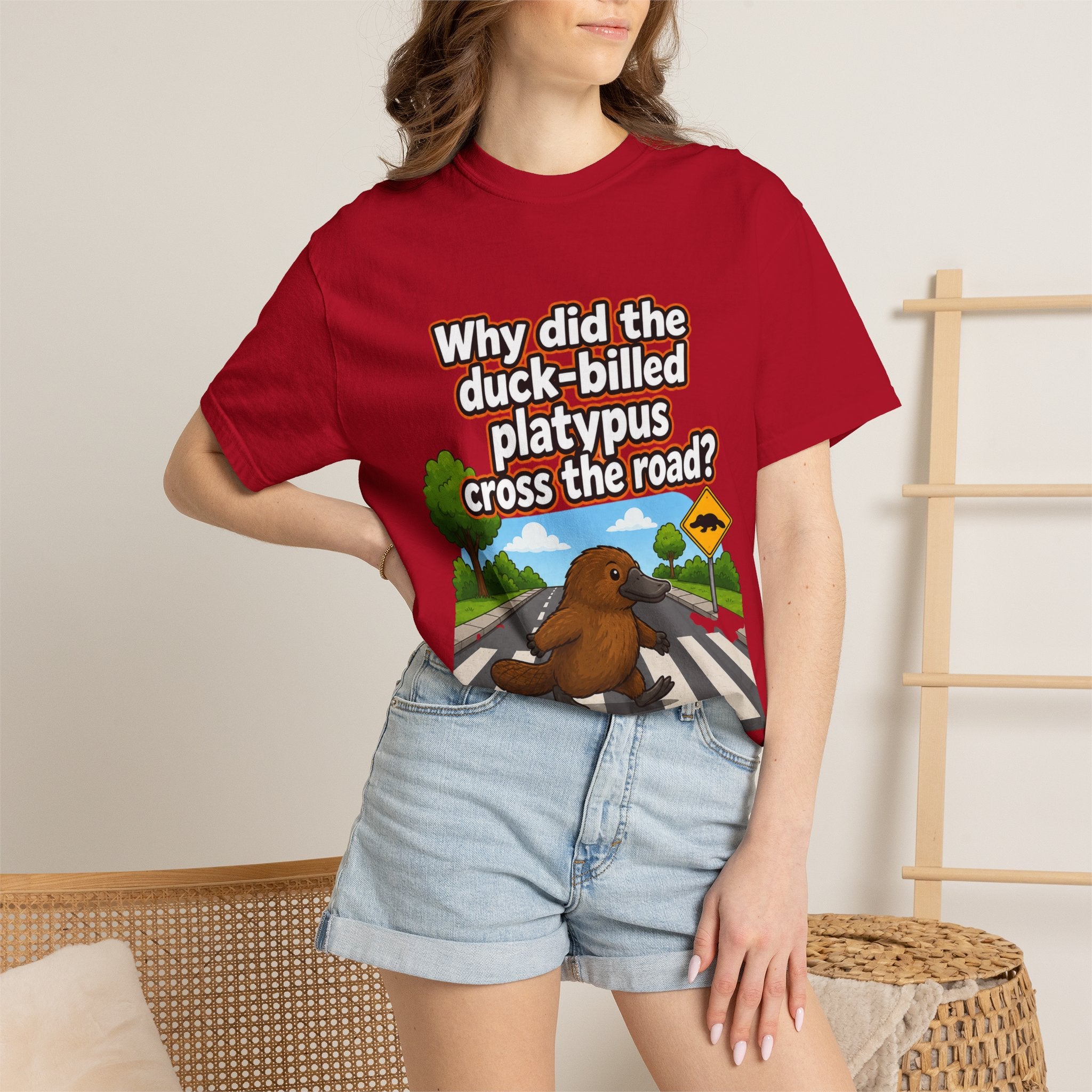 Pun-Lovers T-Shirt — "Duck-Billed Platypus" Funny Graphic Tee