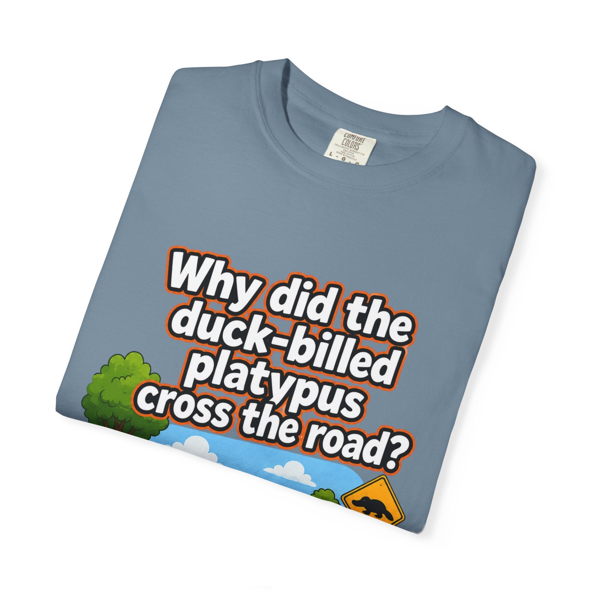 Pun-Lovers T-Shirt — "Duck-Billed Platypus" Funny Graphic Tee